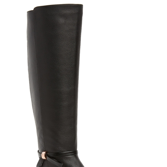 Black & Rose Gold, Size 6, Ted Baker, Riding boots - Picture 9 of 10